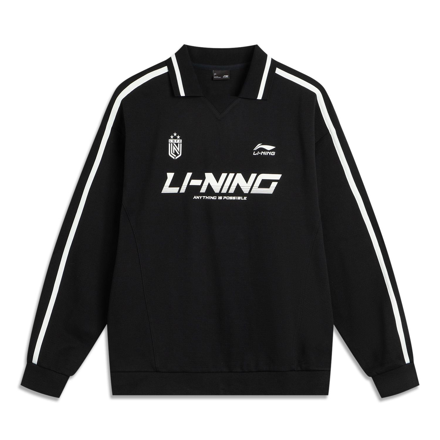 

Li Ning Серия спортивного образа жизни Свободный модный логотип бренда Толстовка для пары Унисекс толстовка AWDVC89-2