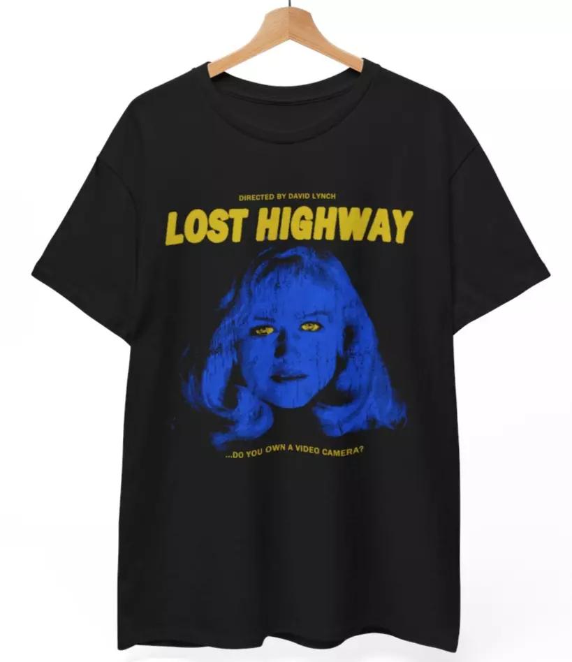 

Lost Road Movie T-Shirt David Lynch Classic Movie T-Shirt Men s Women s T-Shirt Summer New Vintage Streetwear 4XL