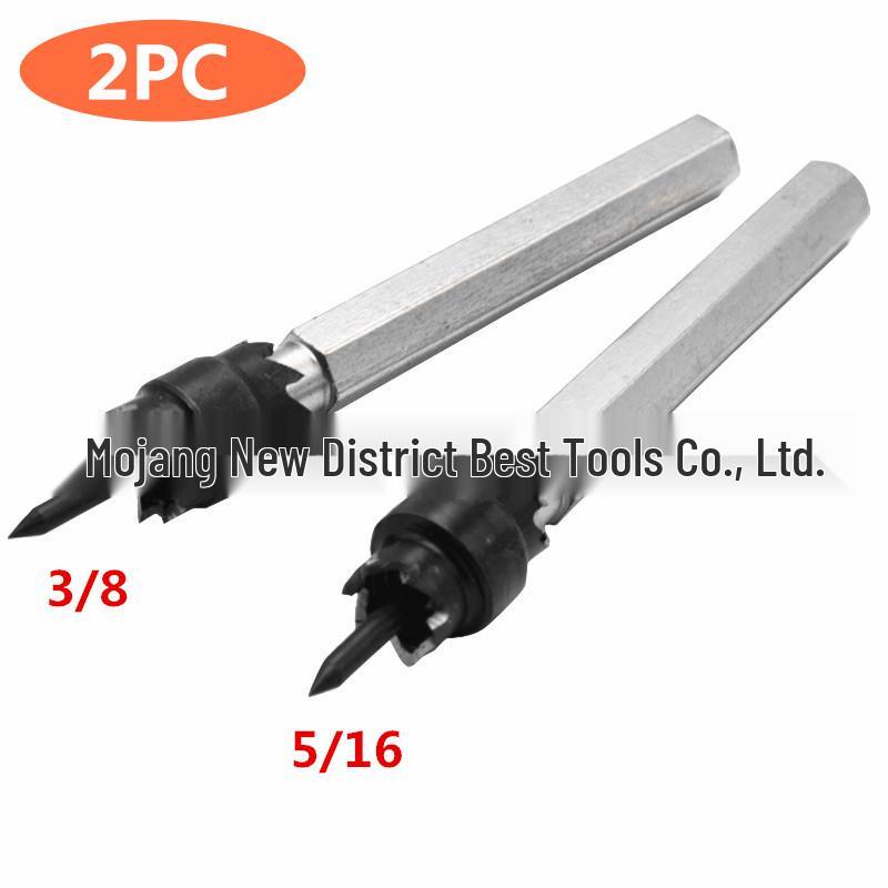 13-Piece Hex Shank Spot Weld Drill Bit Set for Metal Hole Opening and Weld Removal