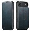 SUTENI J05 For iPhone 17 Air Case Compatible with MagSafe Textured PU Leather Flip Phone Cover