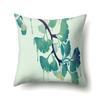 Polyester Pillowcase Nordic Plant Ins Style Flower Print Peach Leather Velvet Pillowcase
