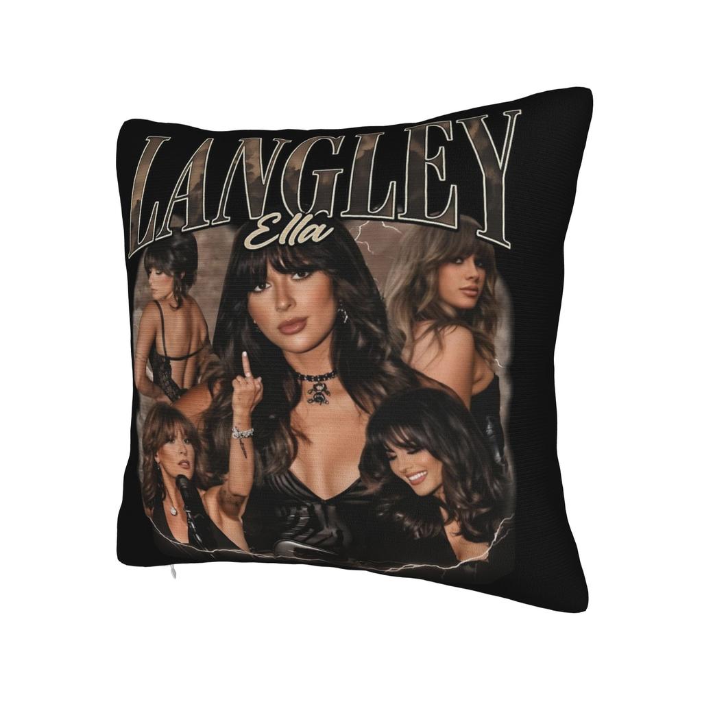 Ella Langley Die Löwenzahn-Tour Kissenbezug Druck Polyester Kissenhülle Geschenk Wurfkissenbezug Bett Quadratisch 18 Zoll