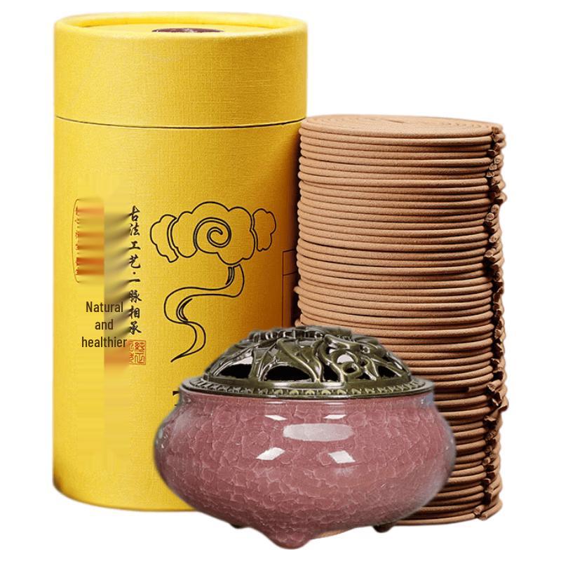 Sandalwood & Floral Incense Coil Set with Burner жасмина