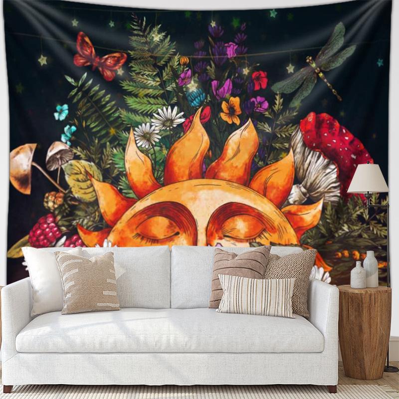 Bohemian butterfly tapestry for home room decoration background cloth for live streaming bed head tapestry decor aesthetic