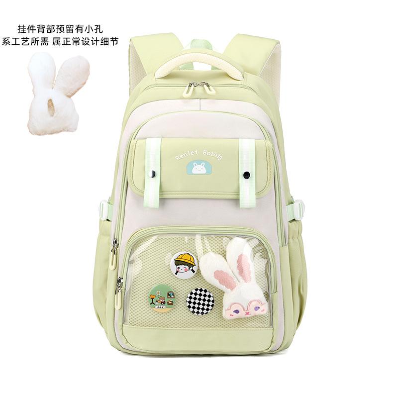 New Green Backpack Women Waterproof Candy Colors Backpacks Fancy High School Bags for Teenage Girl Cute Travel Rucksack