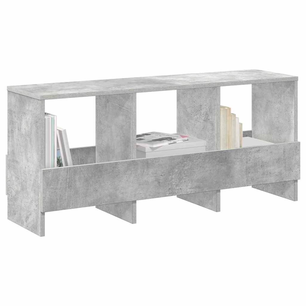 Magazine Shelf Concrete Grey 102 x 30 x 45 cm