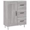Sideboard Gray Sonoma 69.5 x 34 x 90 cm Particleboard