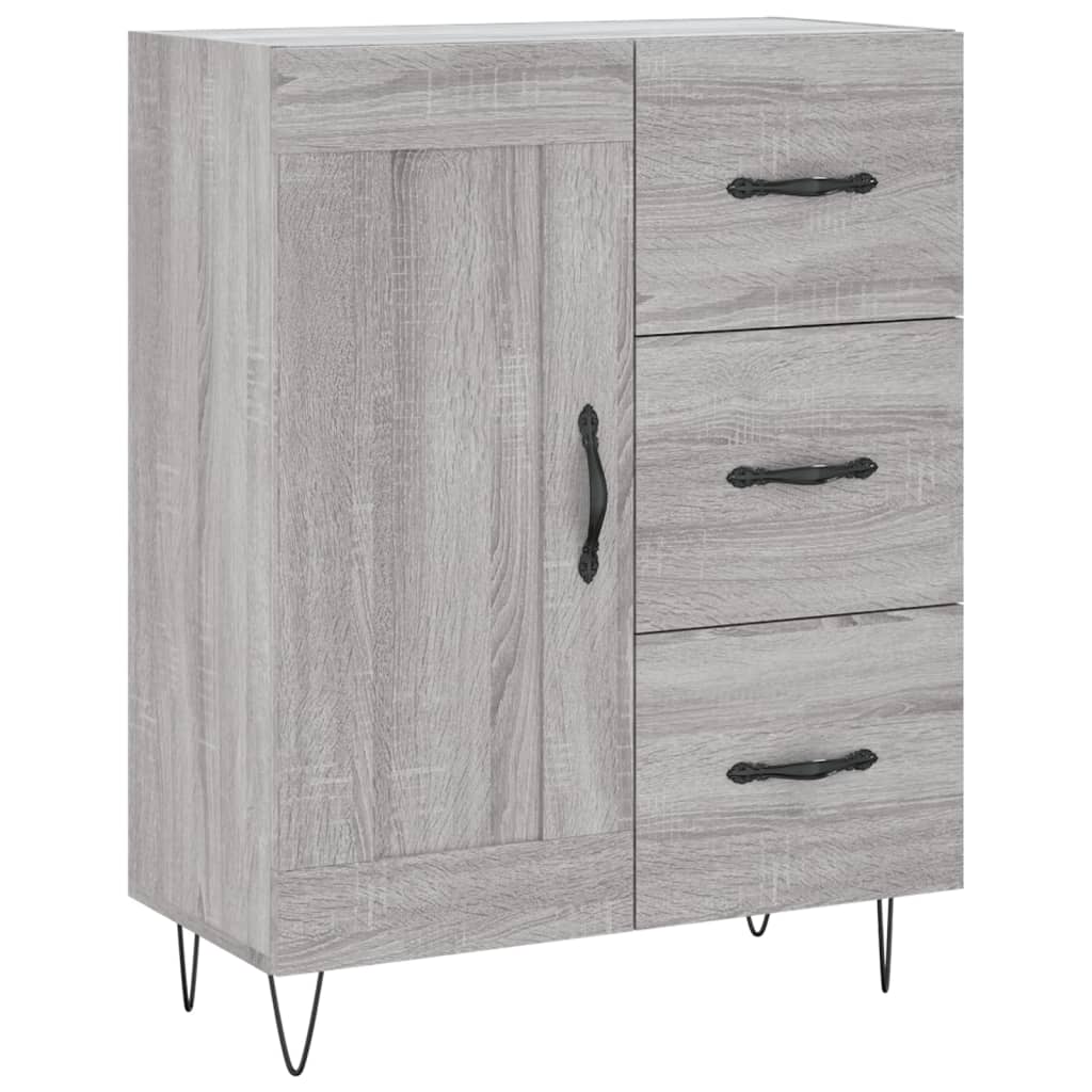 Sideboard Gray Sonoma 69.5 x 34 x 90 cm Particleboard
