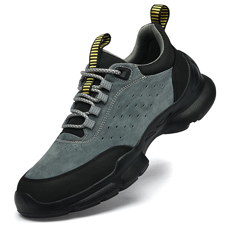 Men's Premium Leather Sneakers Comfortable Gym Shoes Non-Slip Jogging Training Shoes 2025 New Men Flats Walking Shoes