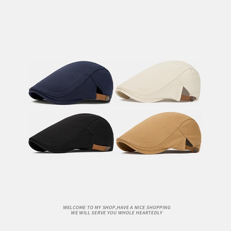 Forward Cap Men's Retro Light Berets British Cap Newsboy Cap