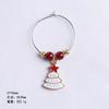 Christmas Glass Cup Identifier Santa Claus Hat Wine Glass Decor Ornaments Christmas Decorations Navidad Noel New Year 2026
