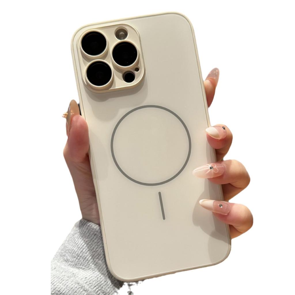 The IPhone 16 Phone Case Features A Dopamine Color, Strong Magnetic Skin Feel, AG Glass Case, and Is Compatible with The Original IPhone 15