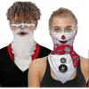 6 Pcs Christmas Face Bandanas Multi-functional Neck Gaiter Scarf Headwear Headband For Unisex Xmas Dress