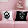 Classic Brand Metal Mulisha Cushion Cover Soft & Easy-Wash Pillow Case – Versatile for Couch, Bed, Travel and Office