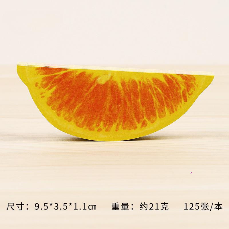125 Page Fruit Shape Sticky Note Student Note Pads Sticker Planner Sticker Notepad Memo Pad School Office Supplies Apple Orange