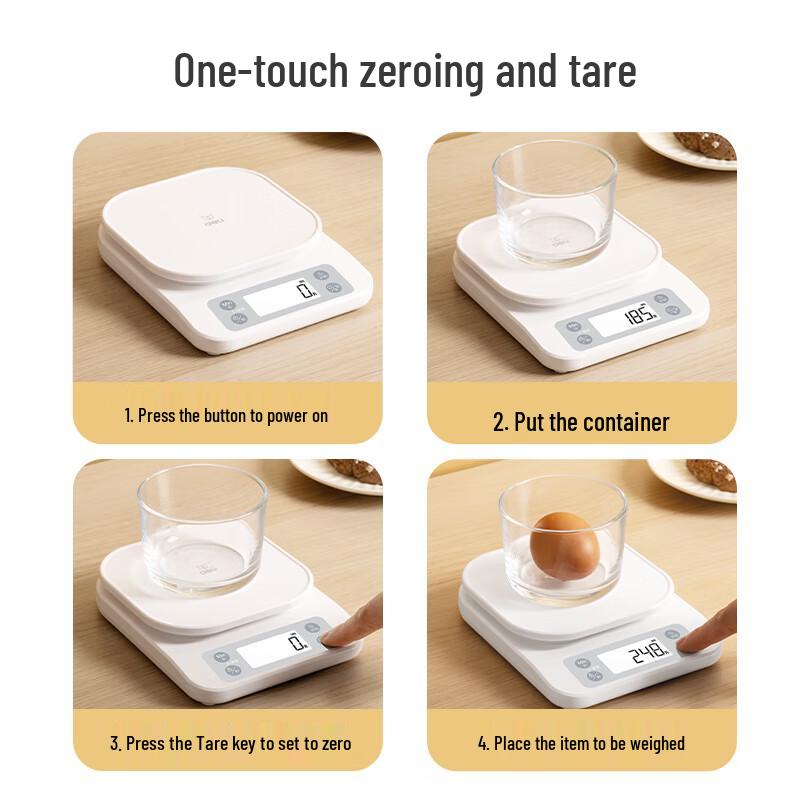 Deli LW101 Digital Kitchen Scale (2-Pack)