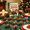 Christmas Home Decor Transportation Vehicles Advent Calendar 2026 for Kids, 24 Day Countdown Set Stocking Stuffer Kids with Collectible Acrylic