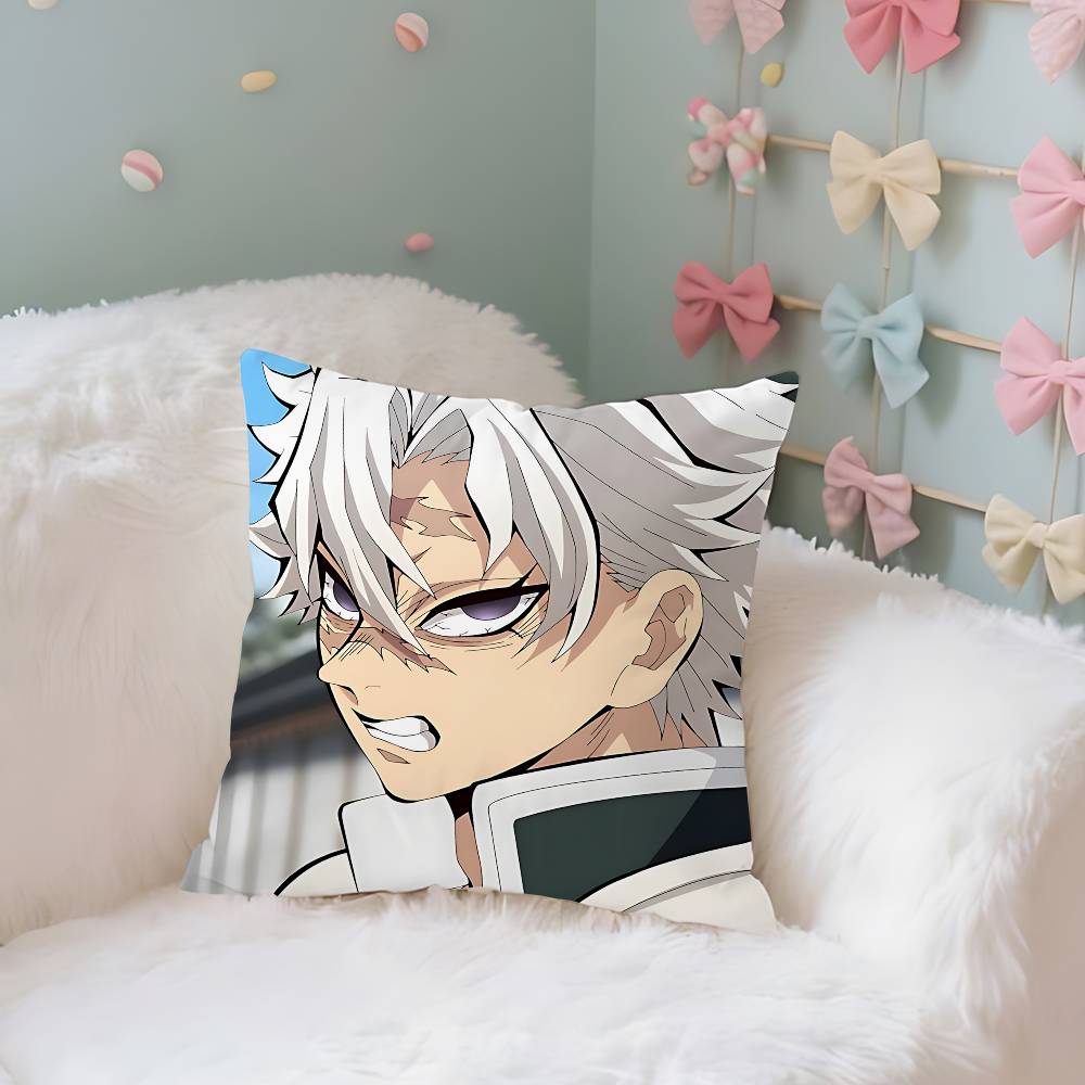 

SShinazugawas SSanemis Case Plush Fabric Soft Pillowcase Double Sided Print Cushion Cover Household Gifts 40x40CM(16x16in)