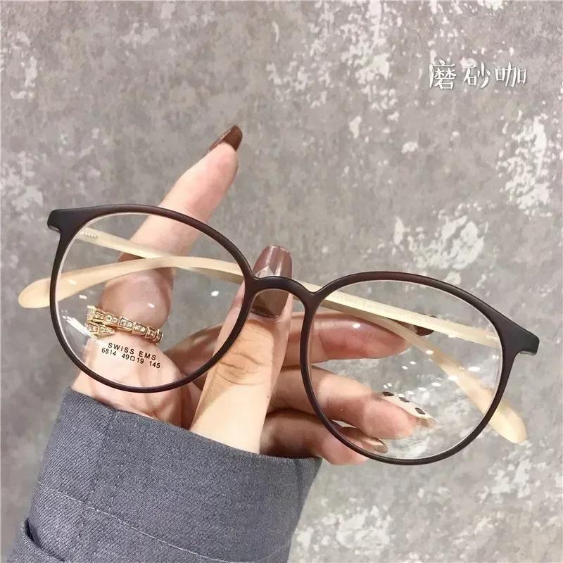 Vintage Round Myopia Glasses Small Frame Women Nearsighted Eyewear with Degree 0 To -6.0
