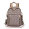 Multi-functional Solid Color Shoulder Bag Oxford Cloth Retro Backpack Simple Luxury Backpack  Lady