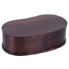 Portable Lunch Box Set Japanese Wooden Food Storage Container for Home Picnic 17x9cm