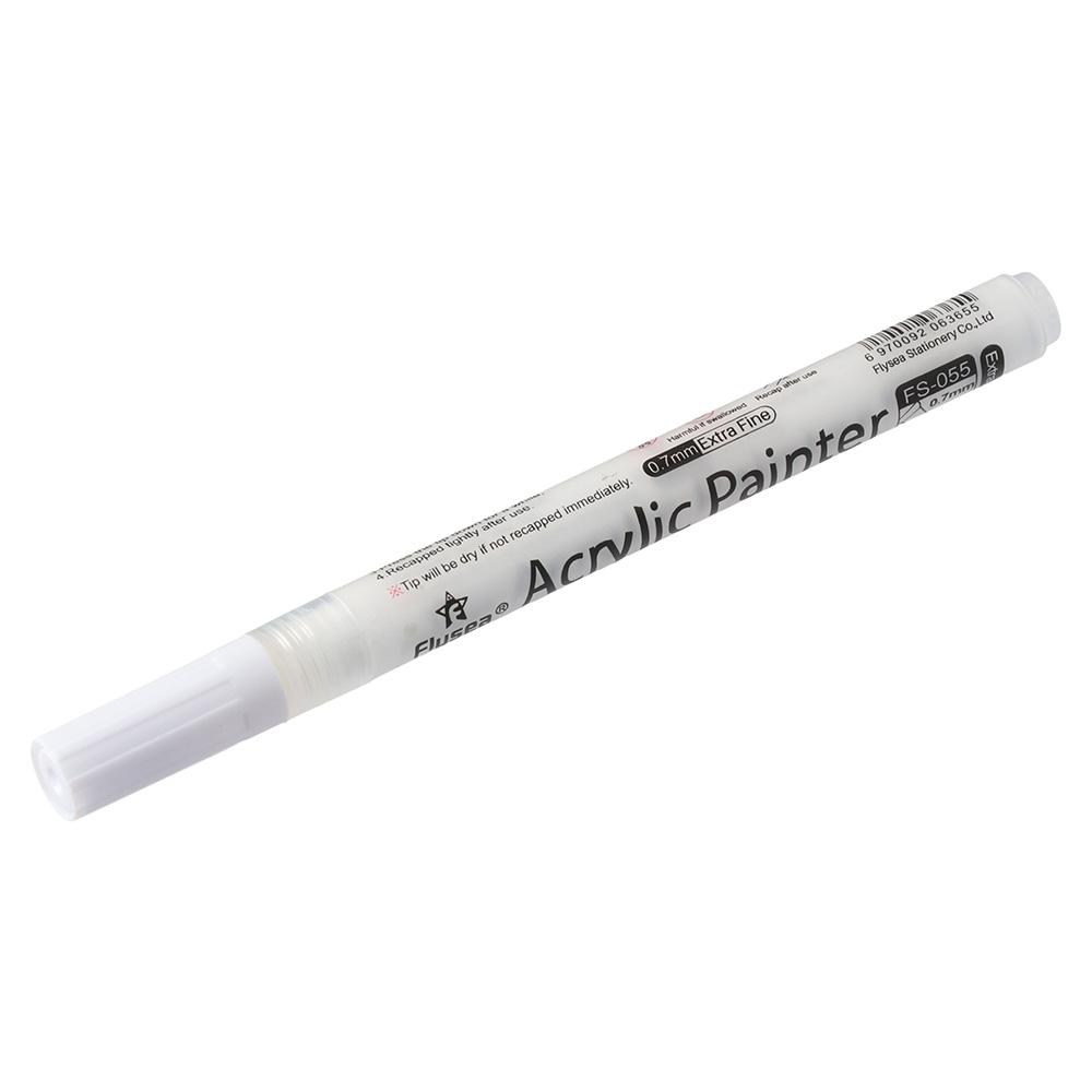 Plastic Paint Pens Black White Paint Pen Acrylic Paint Pens Acrylic Markers  for DIY
