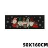 Christmas Floor Mat Funny Anti Slip Carpet for Kitchen Bedroom Living Room Kids Door Mats Holiday Party Home Rug Decor