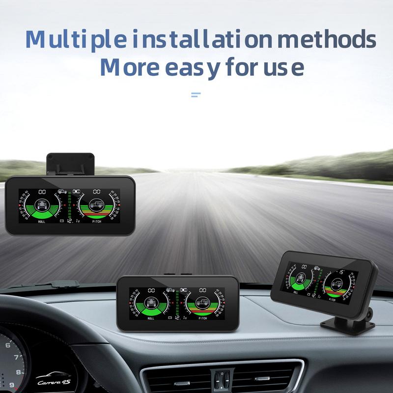 New M50 Slope Meter Display GPS+BDS Dual System Head Up Display M60 HUD Intelligent Inclinometer Off-road 4X4 Car HUD