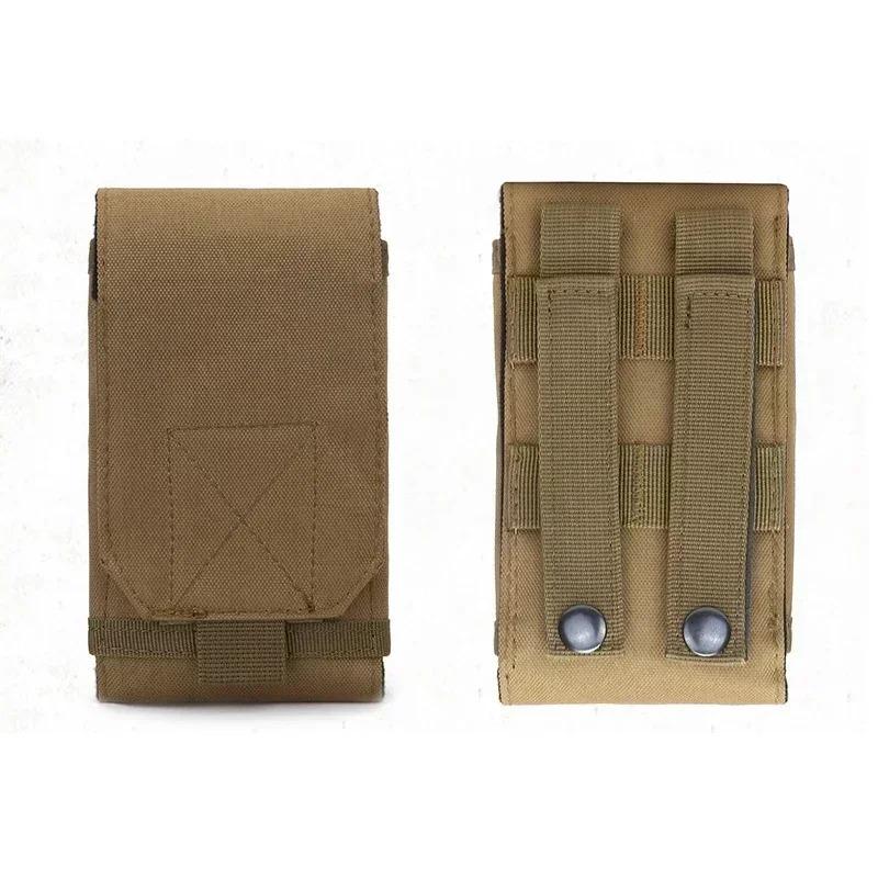 1PC Outdoor Bag Tactical Phone Holder Sport Waist Belt Case Waterproof Nylon EDC Sport Hunting Camo Bags in Backpack