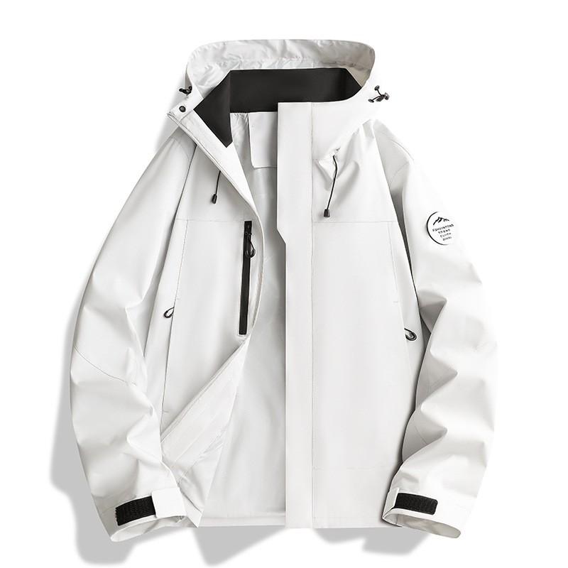 Men Women 3-in-1 Waterproof Windproof Hiking Jacket Outdoor Camping Mountaineering Coat
