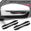 4 pièces Bande de Protection Anti-Collision pour Porte avec Logo de Voiture Autocollant pour Nissan Patrol Badge Lettre Y60 Y61 Y62 GY Nismo Accessoires Auto