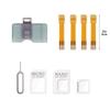 Cell Phone SIM Card Reader Adapter, External SIM Card Plate, Quick Change SIM Card for Cell Phone, Suitable for Samsung, MotoGP