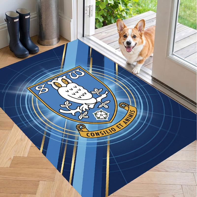 Soft Floor Carpet Sheffield Wednesday Pattern Area Rug Decorative Mat For Home Room Decoration