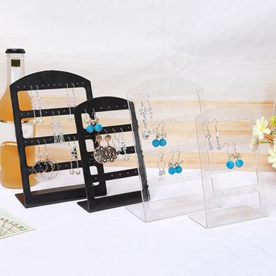 24/48 Holes Earrings Display Stand Holder Jewelry Show Rack Acrylic Organizer