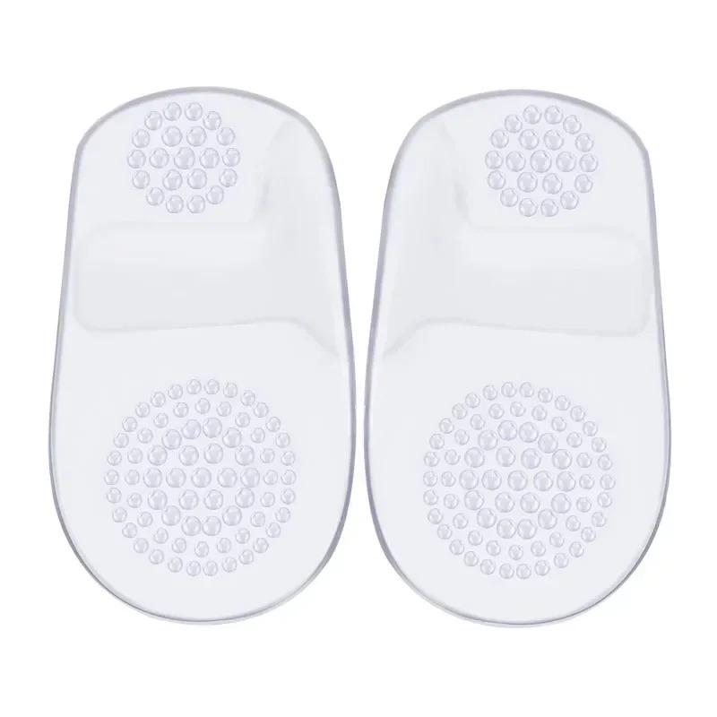 Silicone Plantar Fasciitis Insole GEL Orthopedic Shoe Sole Arch Support Pain Relieve Foot Pads Shock Absorbing  Non-Slip Cushion