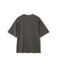 GAKKAI UNIONS Crumble Pigment Applique Short Sleeve T-Shirt Charcoal