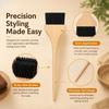 Wide Brush Bristles Bamboo Tinting Comb Bamboo Salon Coloring Tool  Hair Dye DIY Styling