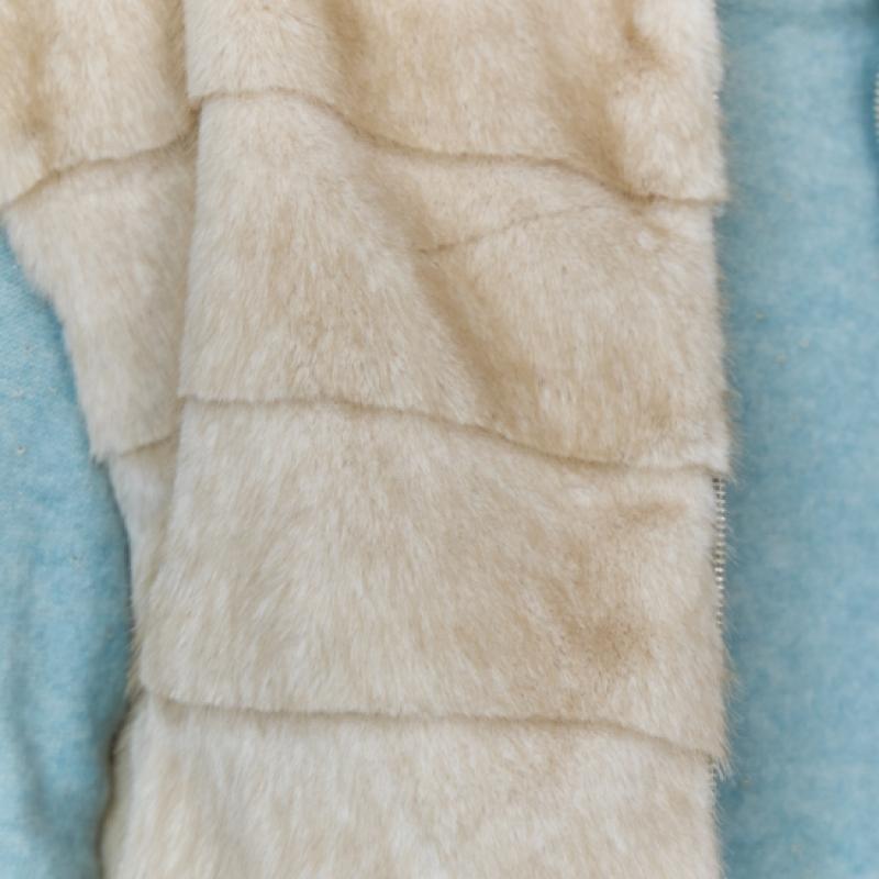 Maxza Reversible Padding Vest Panel Fake Fur Ze12qv001nh
