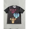 Men's Three Wise Monkeys 3D Printed T-Shirt Casual Short Sleeve Crewneck Top Spooky Skull Chimpanzee Graphic Tee Hip Hop Streetwear Summer Clothes