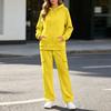 Women's -Lined Casual Hoodie and Sweatpants 2 Piece Set with Pockets Long Sleeve