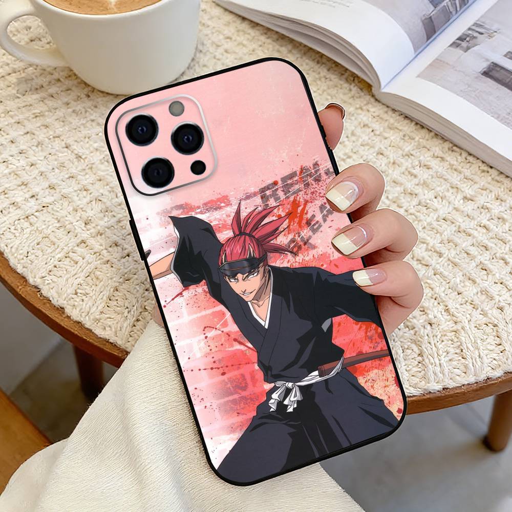 B-Bleachs K-Kurosaki-i Renji Phone Case For iPhone 17, 16,15,14,13,12,11 Plus,Pro Max, Others Soft Black Cover iPhone17