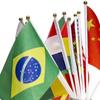 50Pieces Hand Flag for Soccer & Football Fans Cheering Swing Flag Party Events Celebration National Flag Signal for Bann