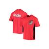 T Shirts Men's Red Crew Neck Moderate Straight Fit CJ0129-657
