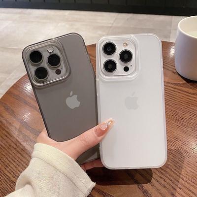 Soft Matte Candy Transparent Phone Case For iPhone 11 12 13 14 15 16 17 Pro Max X Xs XR 8 7Plus Shockproof Silicone Bumper Cover
