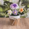 Cross-Border Sunflower Yarn Knitted Bonsai Teacher's Day Gift - Woven Flower Desktop Ornament