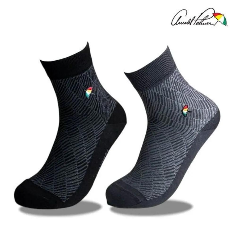 Arnold Palmer Men s Summer Mesh Pattern Suit Mid-calf Socks Charcoal