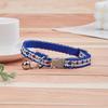 Floral Safety Buckle Collar for Small Dogs & Cats with Bell