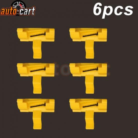 

6pc Windshield Moulding Side Trim Clip For Volvo S60 2.5T T5 R 2.0T 2.4 AWD Base
