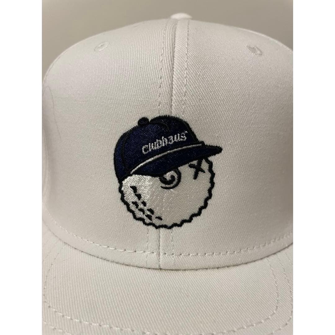 Used malbon golf x clubhaus cap white hat golf