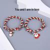 Christmas Cartoon Bracelet: Creative Adjustable Hand Rope for Couples & Friends - Colorful Gift
